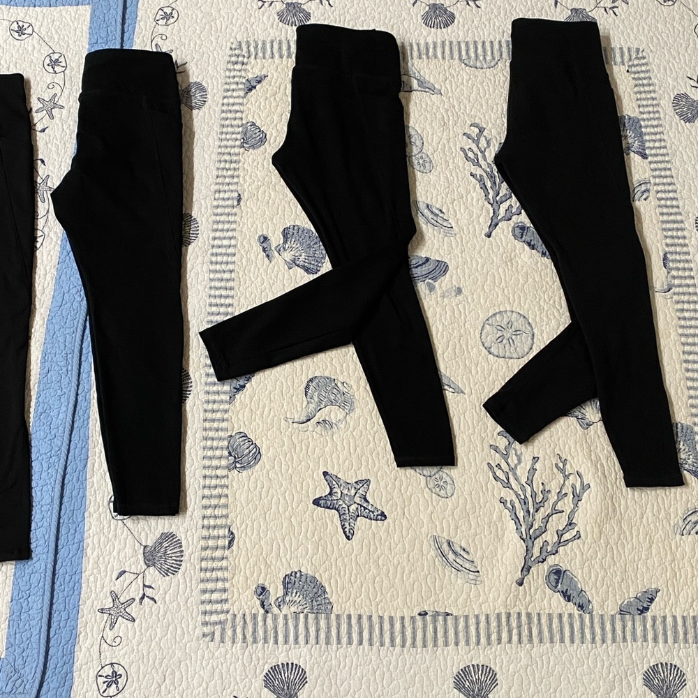 Danskin Classic Black Activewear Leggings. Size- S. 3 Pairs available.